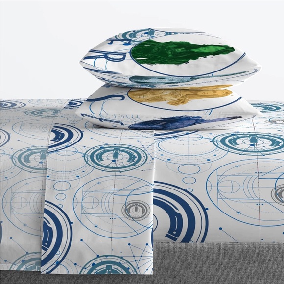 Marvel Eternals Space Force Full Sz 4 Pc Super Soft & Cozy Kid’s👦🏻👧🏻Bedding - Picture 6 of 9